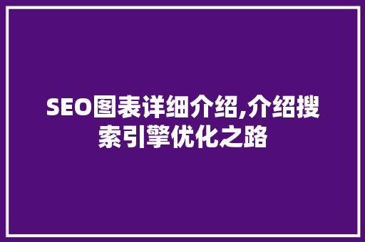 SEO图表详细介绍,介绍搜索引擎优化之路