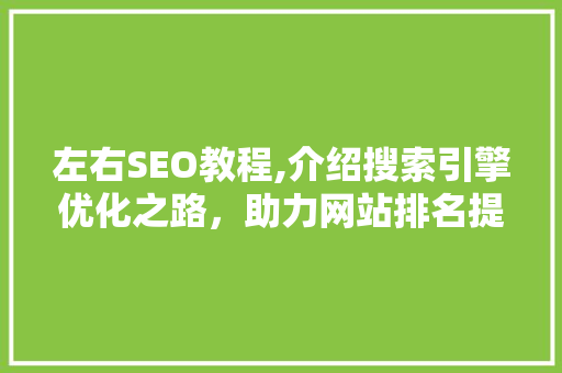 左右SEO教程,介绍搜索引擎优化之路，助力网站排名提升