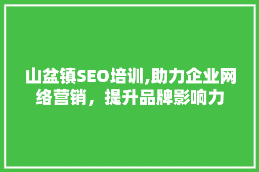 山盆镇SEO培训,助力企业网络营销，提升品牌影响力