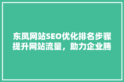 东凤网站SEO优化排名步骤提升网站流量，助力企业腾飞